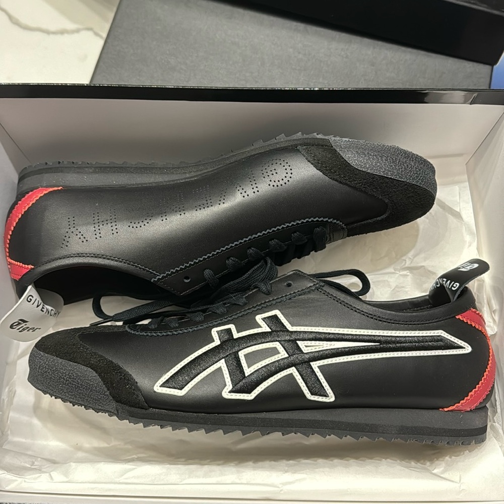 Givenchy Onitsuka Tiger sneaker EUR 40.5 US 7.5 men black and red Brand New